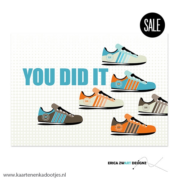 1/10/50x Ansichtkaart you did it