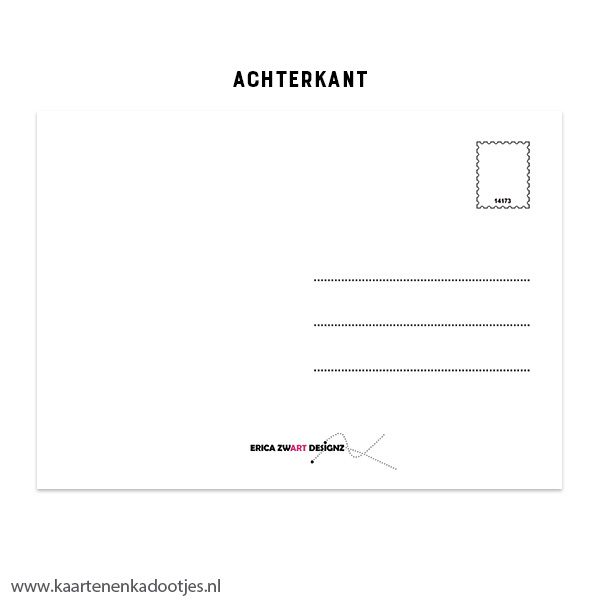 1/10/50x Ansichtkaart bedankt bloesem en stempel - Afbeelding 2