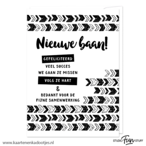 Kaart nieuwe baan