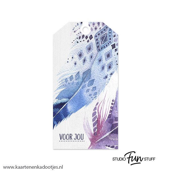 Kadolabel medium Boho serie voor jou