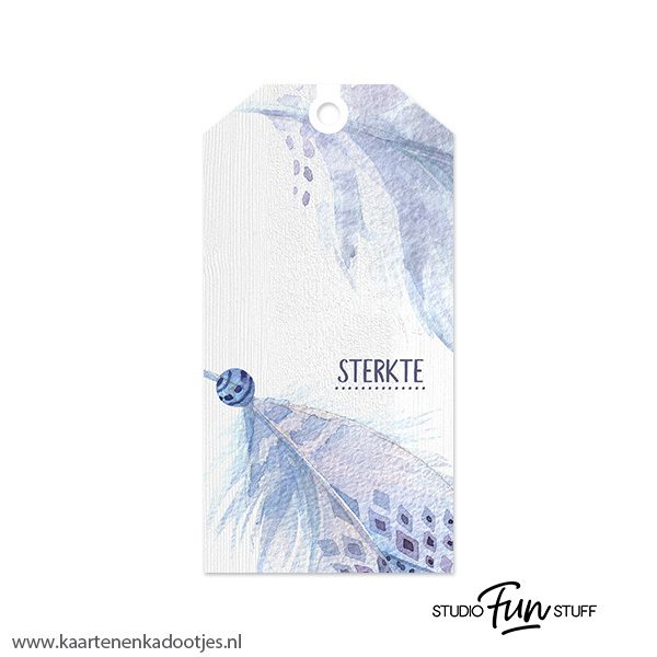 Kadolabel medium Boho serie sterkte