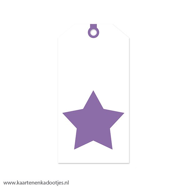 Kadolabel medium ster diverse kleuren - Afbeelding 5