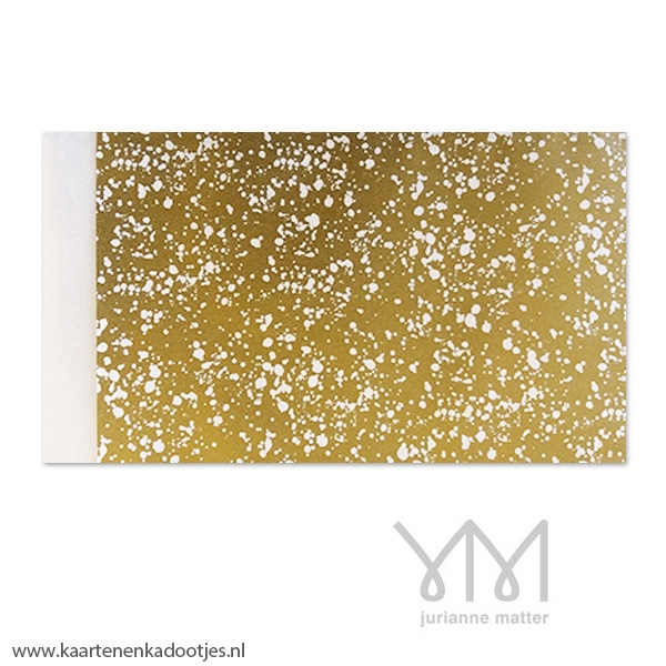 Kadozakje medium 12x19 cm granite gold