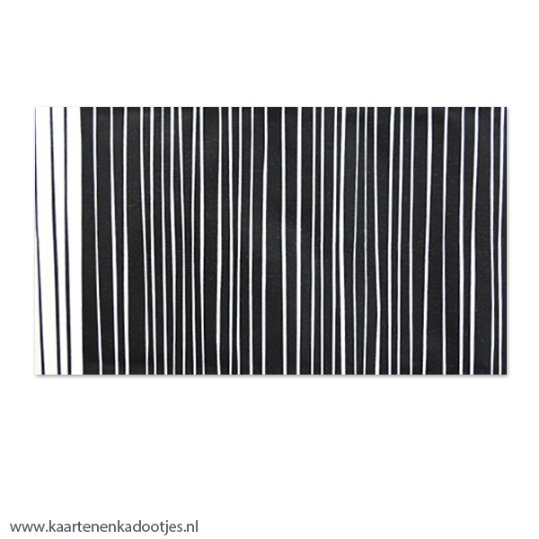 Kadozakje medium 12x19 cm lines black