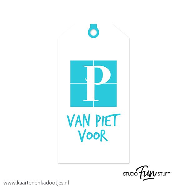 Kadolabel medium Sint serie van Piet voor - 12 kleuren - Afbeelding 3