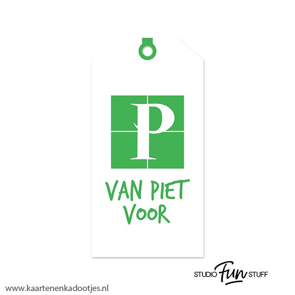Kadolabel medium Sint serie van Piet voor - 12 kleuren - Afbeelding 11