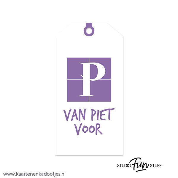 Kadolabel medium Sint serie van Piet voor - 12 kleuren - Afbeelding 5
