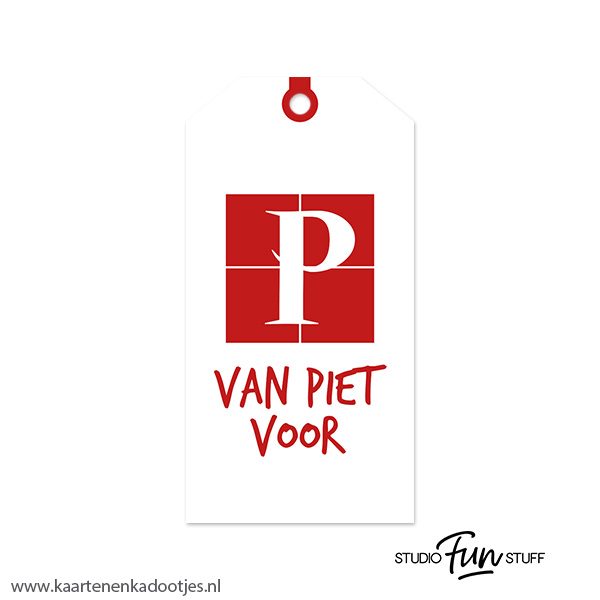 Kadolabel medium Sint serie van Piet voor - 12 kleuren - Afbeelding 7