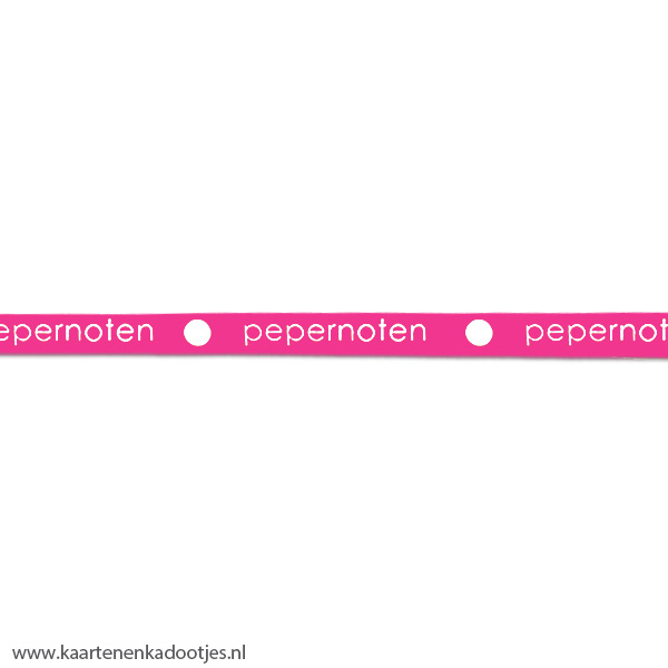 Krullint 10 mm pepernoten pink 3 meter