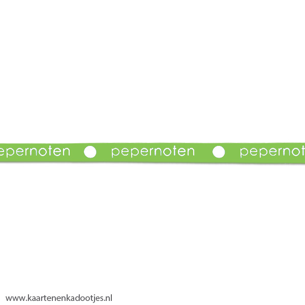 Krullint 10 mm pepernoten appelgroen 3 meter