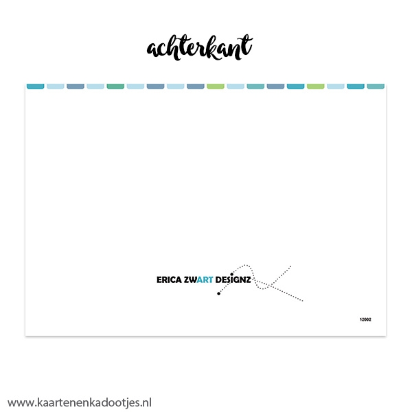 1/10x Dubbele kaart babyvoetjes jongen - Afbeelding 2