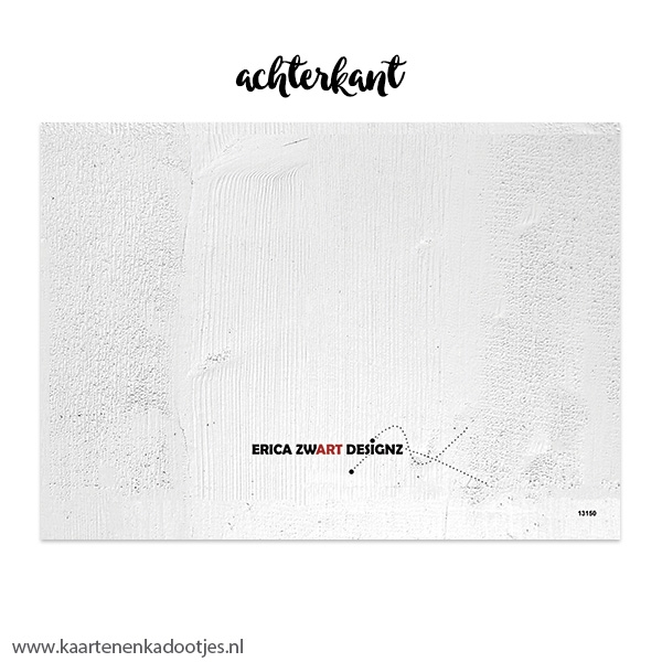 1/10x Dubbele kaart in verwachting houtlook - Afbeelding 2