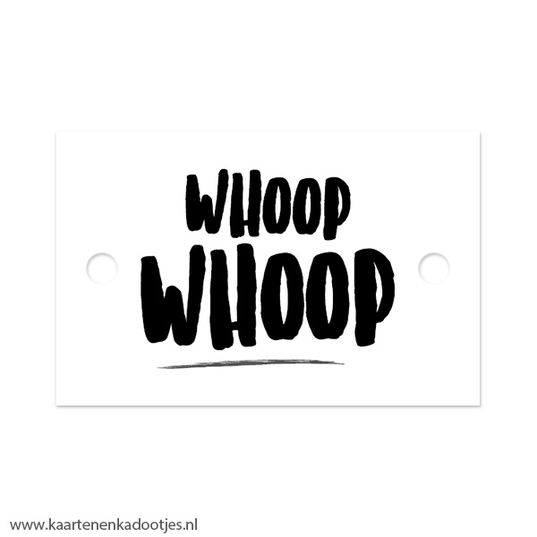 Kadolabel whoop whoop