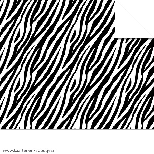 Kadopapier looks like a zebra