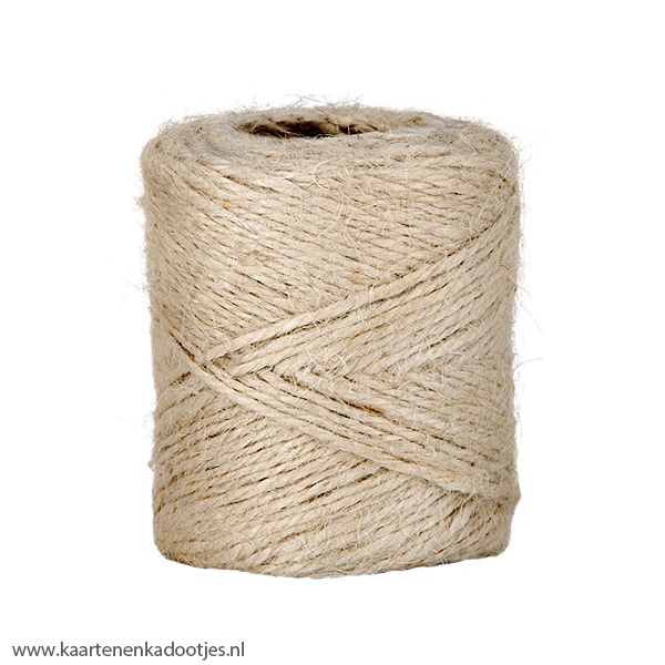 Jutetouw 2 mm naturel 5 meter