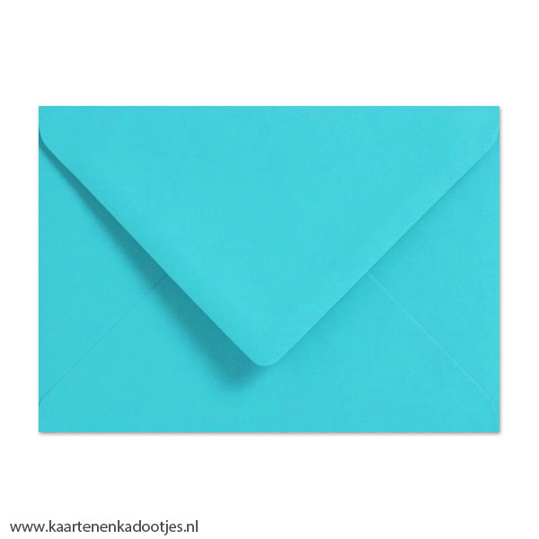 Envelop azuurblauw