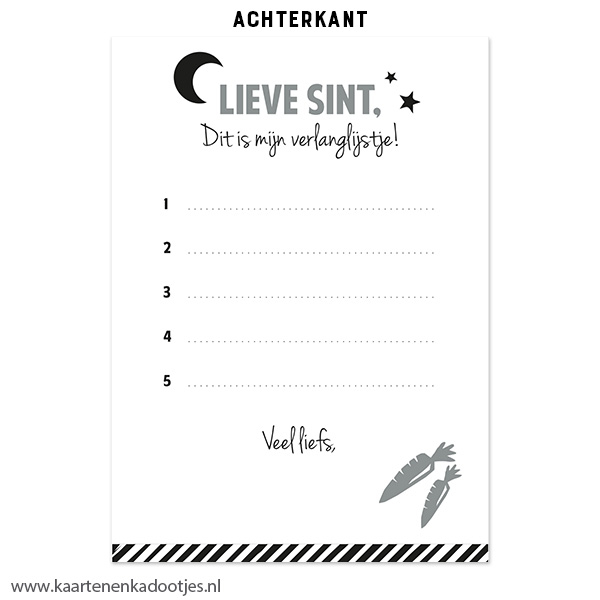 Verlanglijstje Sinterklaas Kapoentje - Afbeelding 2