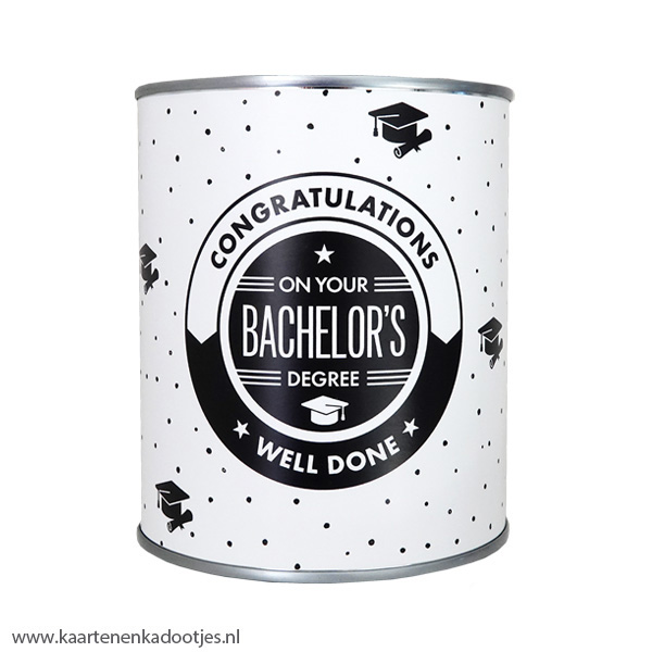 Kadoblik 750 ml congratulations on your bachelor's degree