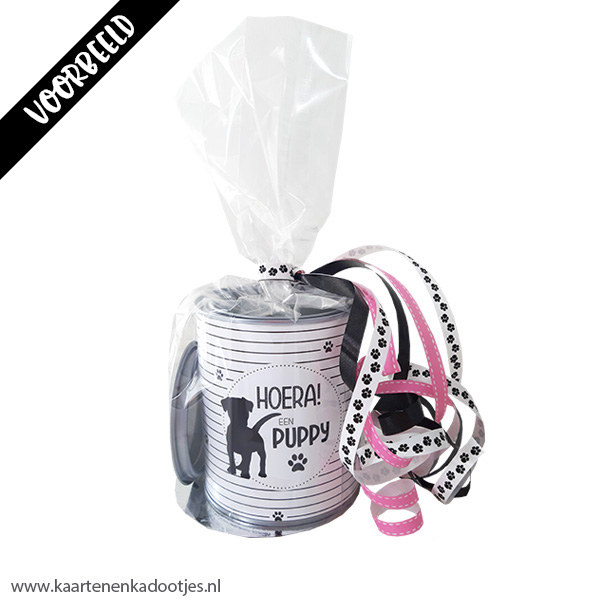 Kadoblik 750 ml hoera een puppy - Afbeelding 4