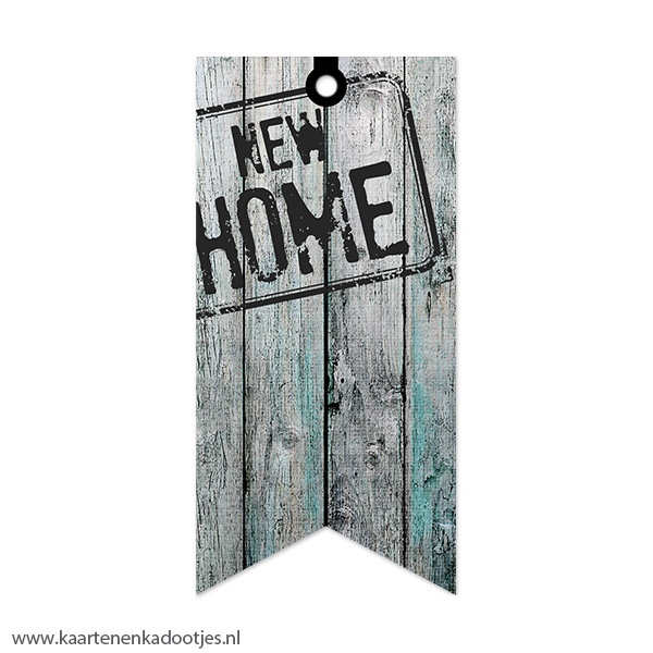 Kadolabel medium vaan new home houtlook