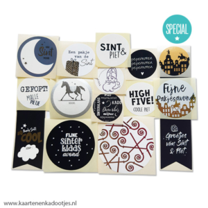 15 Stickers Sint 6 assorti