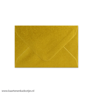 Mini envelop 94x62 mm metallic goud