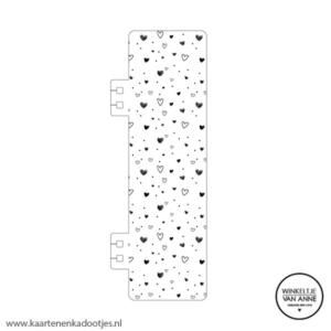 Klikbare boekenlegger voor in je A5 planner small hearts