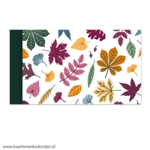 Kadozakje medium 12x19 cm autumn leaves