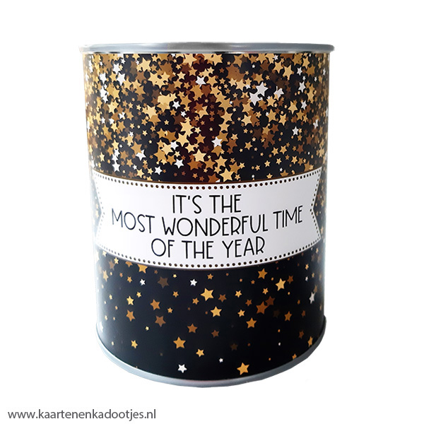 Kadoblik 750 ml it's the most wonderful time of the year
