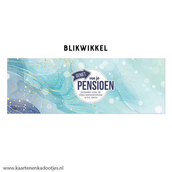 Kadoblik 750 ml geniet van je pensioen bedankt voor de fijne samenwerking - Afbeelding 2