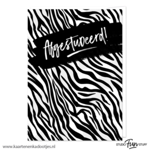 Kaart afgestudeerd zebrastrepen