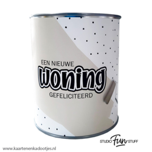 Kadoblik 750 ml een nieuwe woning gefeliciteerd