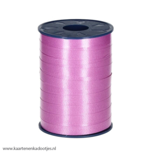 Krullint 10 mm mat purper 5 meter