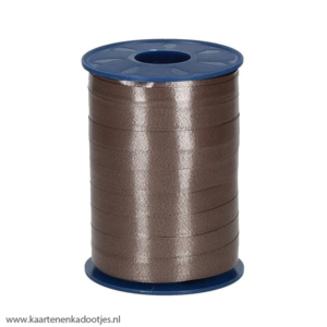 Krullint 10 mm mat espresso 5 meter