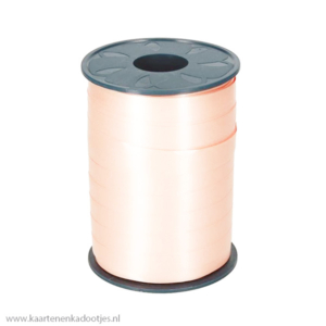 Krullint 10 mm mat lichtroze 5 meter