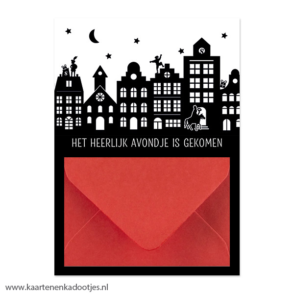 Geldkaart het heerlijk avondje is gekomen - diverse envelopkleuren - Afbeelding 4