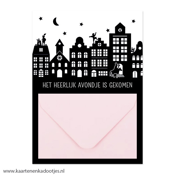 Geldkaart het heerlijk avondje is gekomen - diverse envelopkleuren - Afbeelding 2