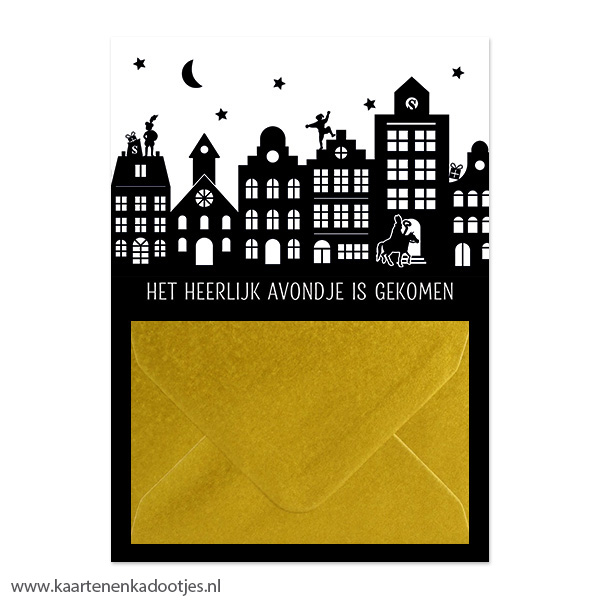 Geldkaart het heerlijk avondje is gekomen - diverse envelopkleuren - Afbeelding 6