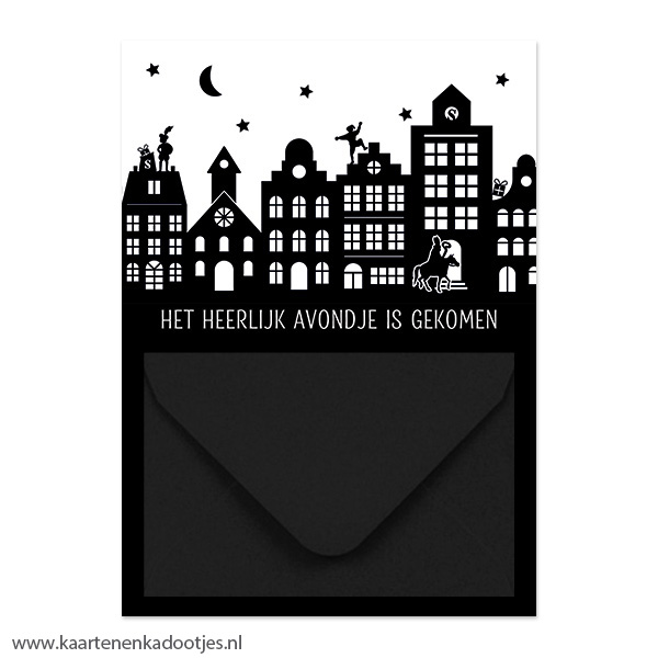 Geldkaart het heerlijk avondje is gekomen - diverse envelopkleuren - Afbeelding 7