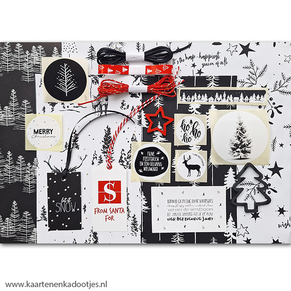 Inpakset 054 Kerst rood