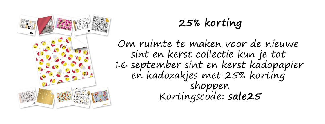 banner sale 25 kerst en sint juiste